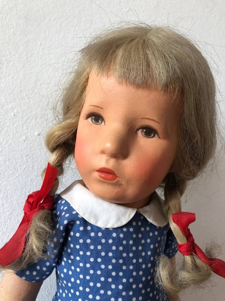 Antieke Kathe Kruse Ilsebill pop, Verzamelen, Verzenden, Gebruikt, Pop