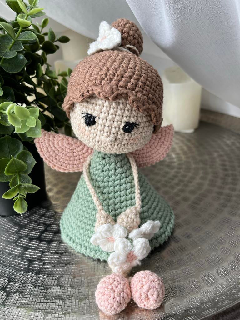 Schattige Lente Engel van 100% Katoen - Huisdecoratie, Ophalen of Verzenden, Nieuw