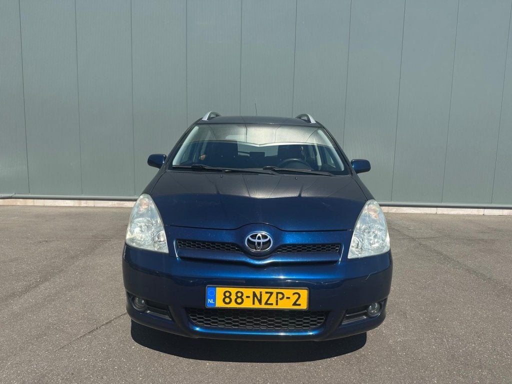 Toyota Corolla Verso 1.8 VVT-i Terra 7 PERSOONS | CLIMA AIRC, Auto's, 13 km/l, 129 pk, Blauw, 7 stoelen