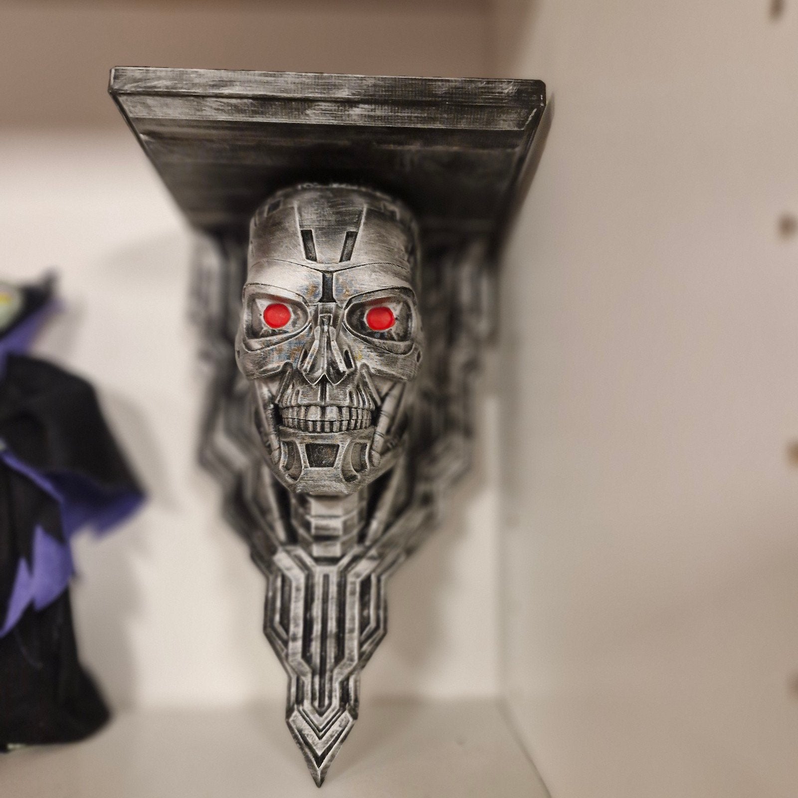 Terminator T-800 Skull Boekensteun / Plankdrager, Verzamelen, Ophalen of Verzenden, Zo goed als nieuw