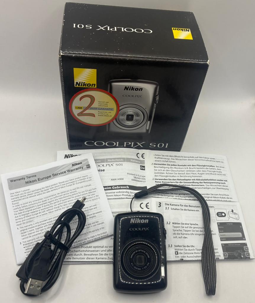 Nikon coolpix S01 - compact camera, Ophalen of Verzenden, Zo goed als nieuw, Nikon, 8 keer of meer