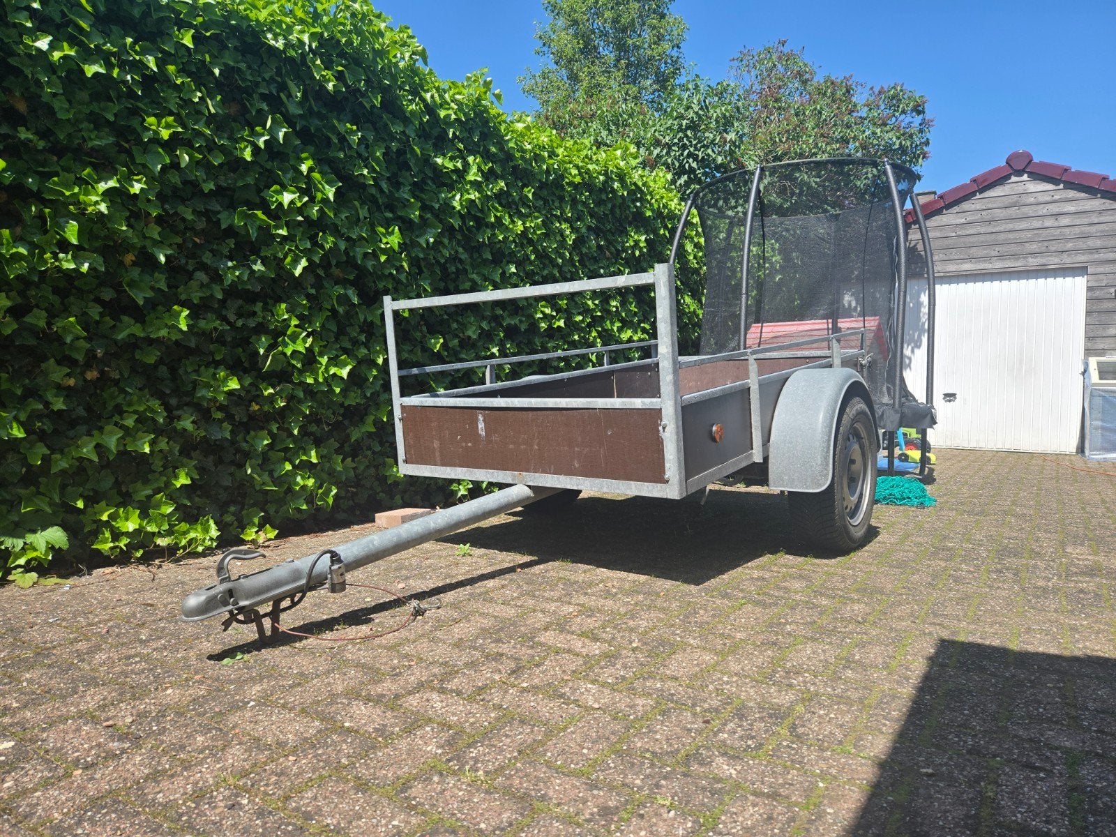 Handige aanhanger voor diverse klussen, Auto diversen, Aanhangers en Bagagewagens, Ophalen of Verzenden, Gebruikt