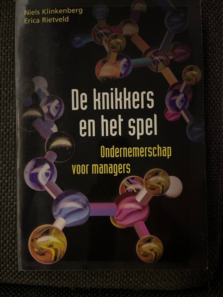 Niels Klinkenberg - De knikkers en het spel, Sociale wetenschap, Ophalen of Verzenden, Zo goed als nieuw, Niels Klinkenberg; Erica Rietveld