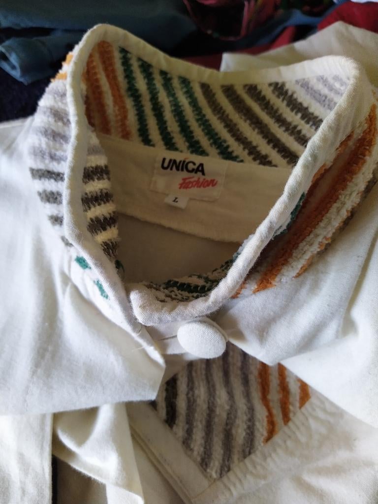 Dun katoenen jasje van Unica fashion, maat L, Ophalen of Verzenden, Zo goed als nieuw