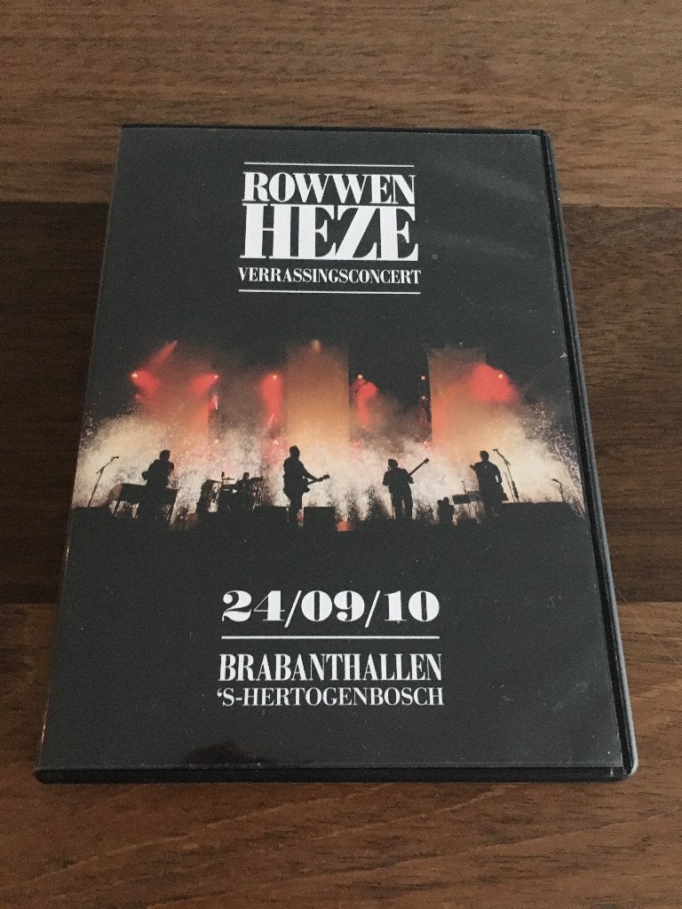 Dvd Rowwen Heze Verrassingsconcert Live Den Bosch 2010 ZGAN, Alle leeftijden, Ophalen of Verzenden, Zo goed als nieuw