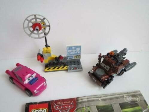 8424 Lego Cars Disney, Takels Spionnenafdeling met boekje, Lego, Ophalen of Verzenden, Disney, Complete set
