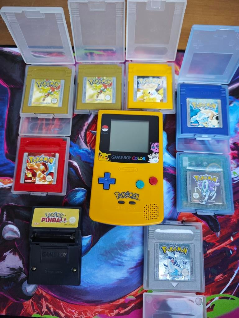 Nette Game Boy Color met gewilde collectie Pokémon spellen, Spelcomputers en Games, Games | Nintendo Game Boy, Gebruikt, Role Playing Game (Rpg)
