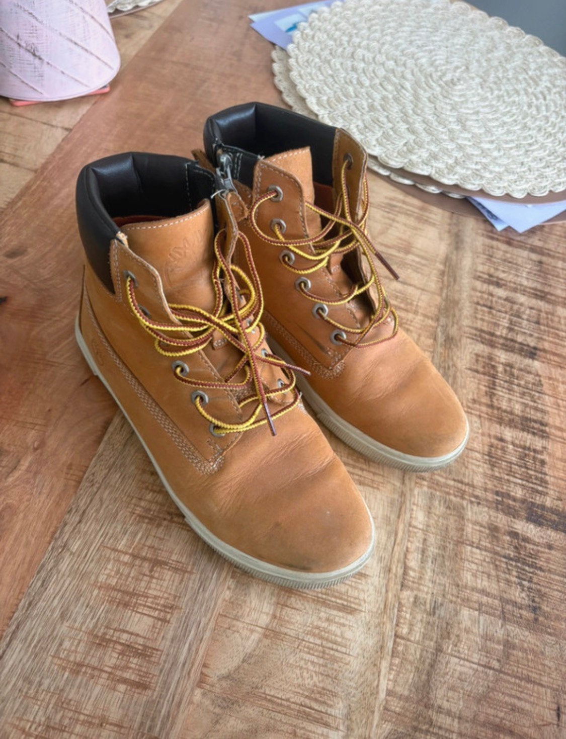 Timberlands maat 38, Ophalen of Verzenden, Zo goed als nieuw, Zwart, Sneakers of Gympen