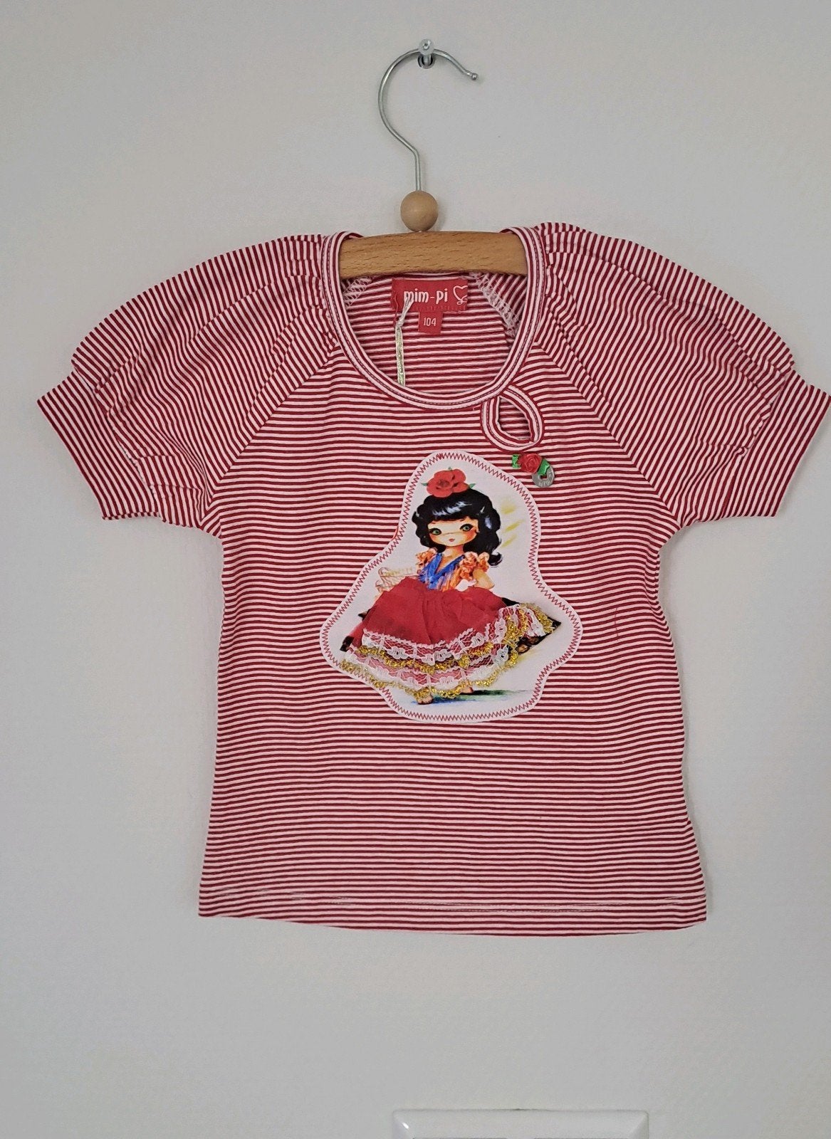 Prachtig nieuw T-shirt van Mim-Pi, Kinderen en Baby's, Kinderkleding | Maat 104, Meisje, Nieuw, Ophalen of Verzenden, Shirt of Longsleeve