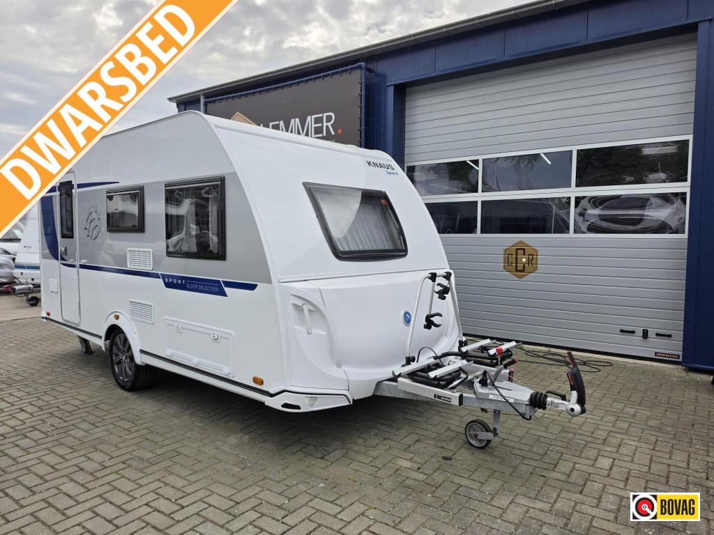 Knaus Sport 420 QD 1e eigenaar, Oven etc., Bedrijf, Treinzit, Tot en met 3, 5 tot 6 meter