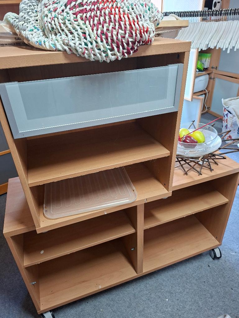 Diverse Houten kasten met deuren en planken, Ophalen, Gebruikt, Modern, functioneel