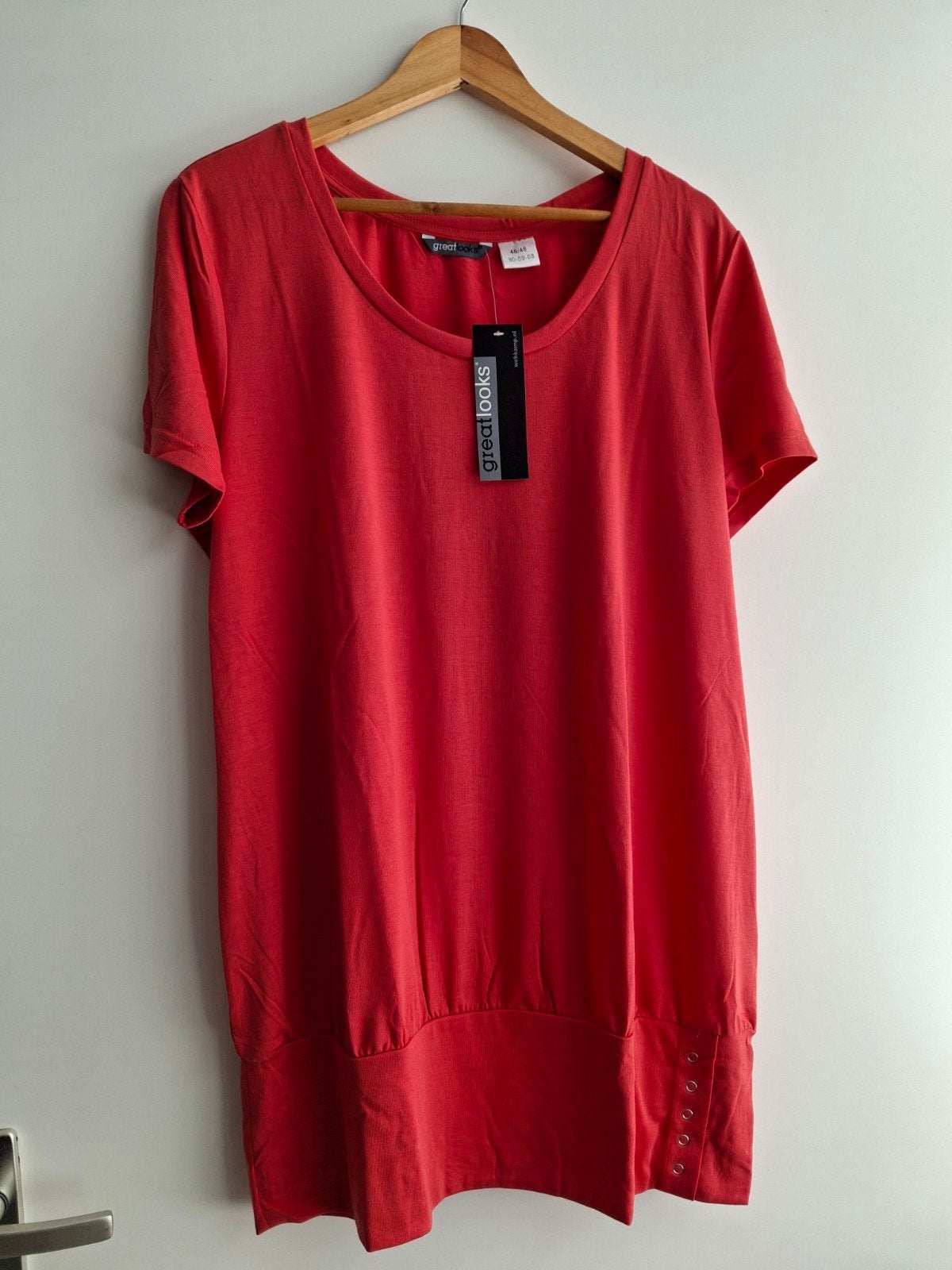 Mooi shirt van Great Looks., Kleding | Dames, Maat 46/48 (XL) of groter, Nieuw, Ophalen of Verzenden, Korte mouw
