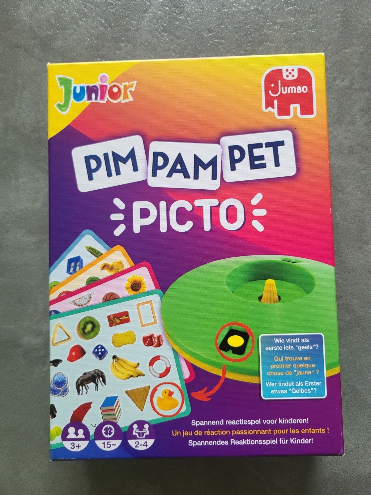 Pim pam pet picto, Ophalen, Zo goed als nieuw
