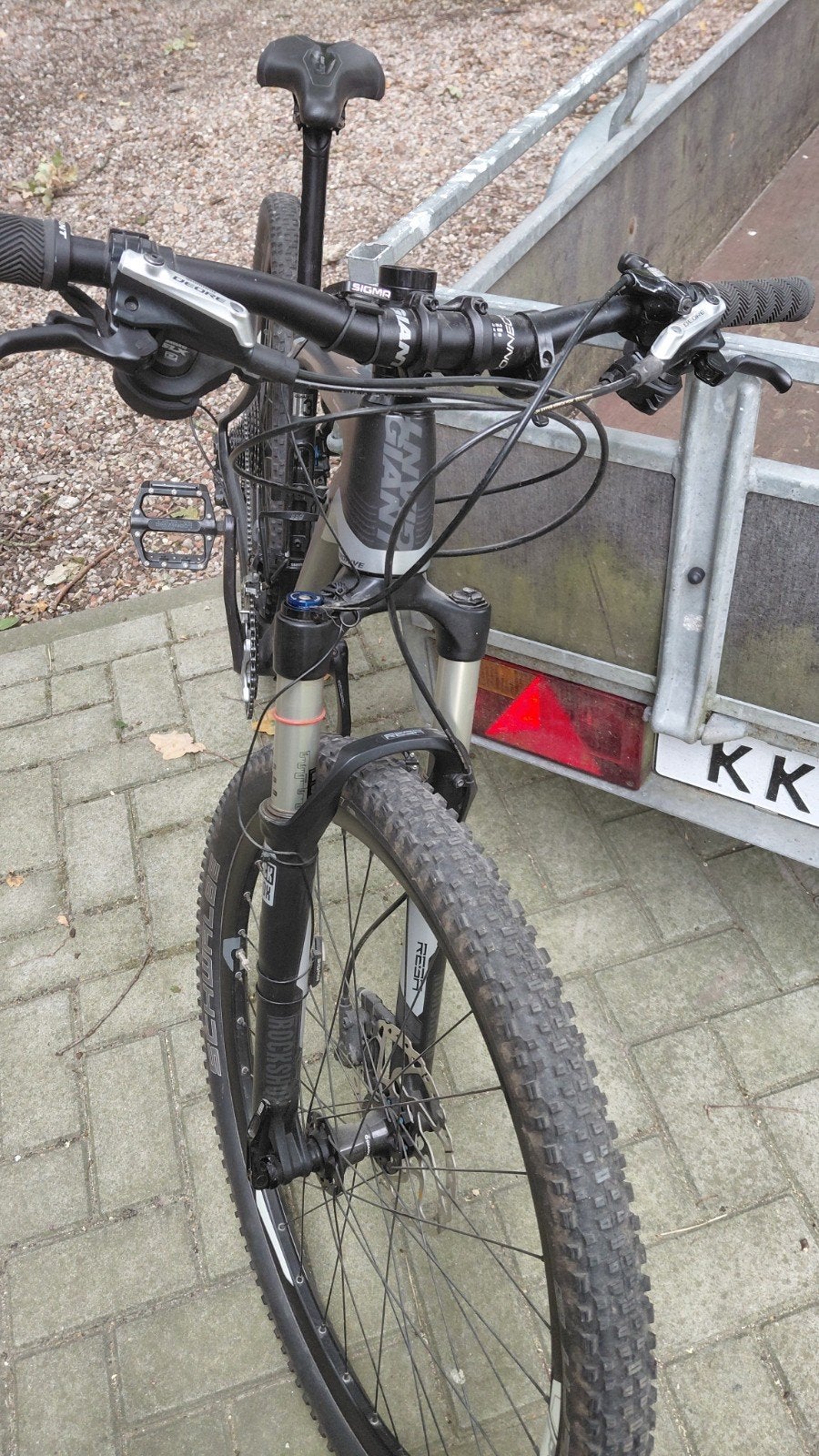 Giant mountainbike, Fietsen en Brommers, Ophalen, Gebruikt, Schijfrem, Giant