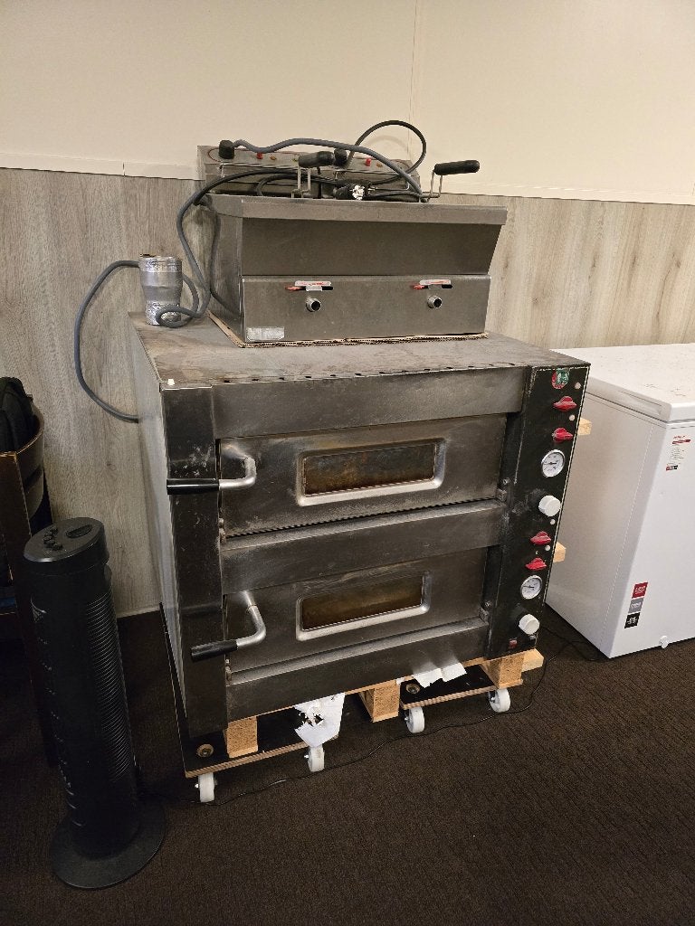 Cuppone Pizzamondo 2x4st. Pizza Oven HorecaRVS, Ophalen