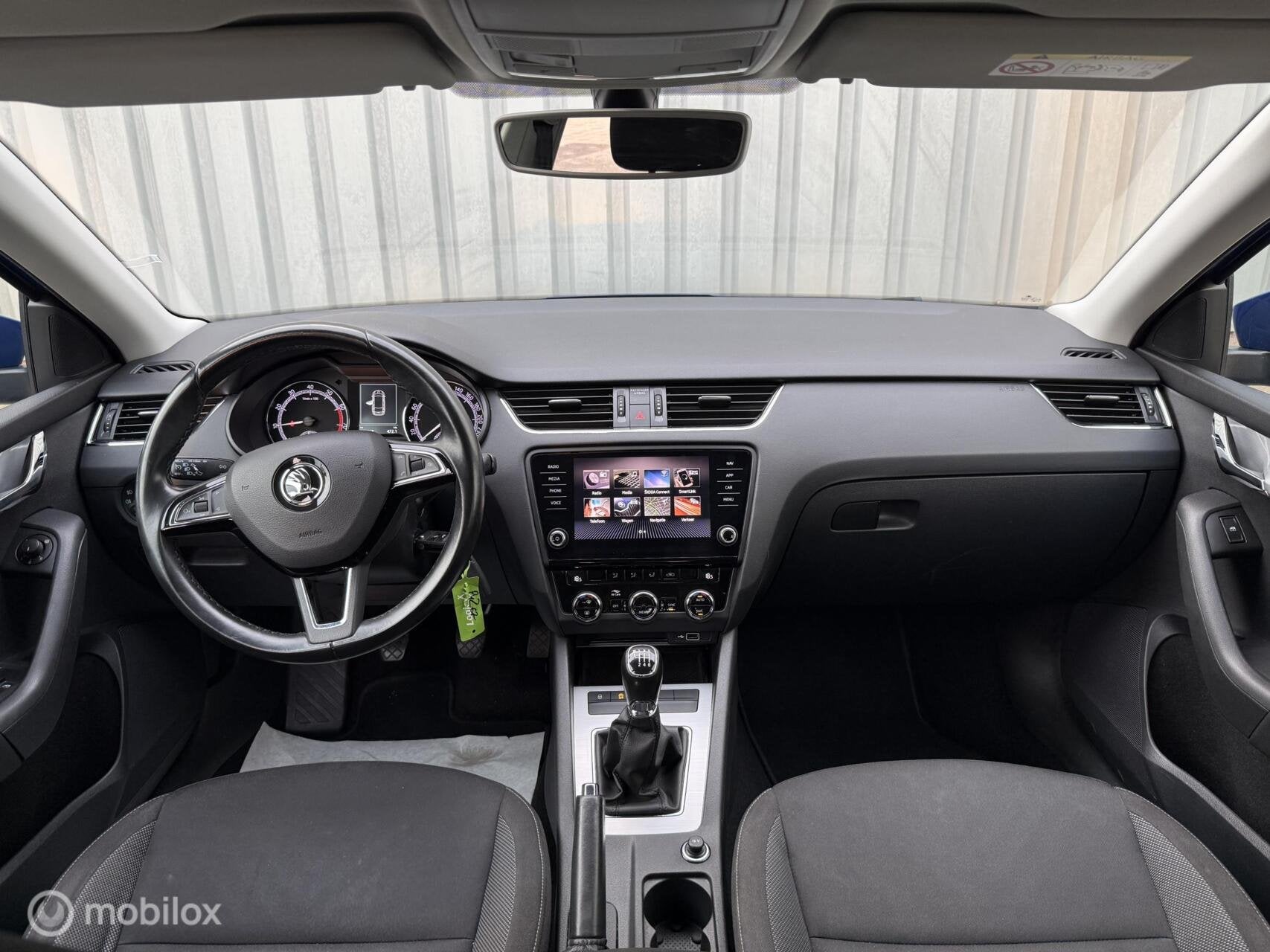 Skoda Octavia Combi 1.0TSI | Carplay | PDC | ECC | Station, Stof, Blauw, Origineel Nederlands, Handgeschakeld