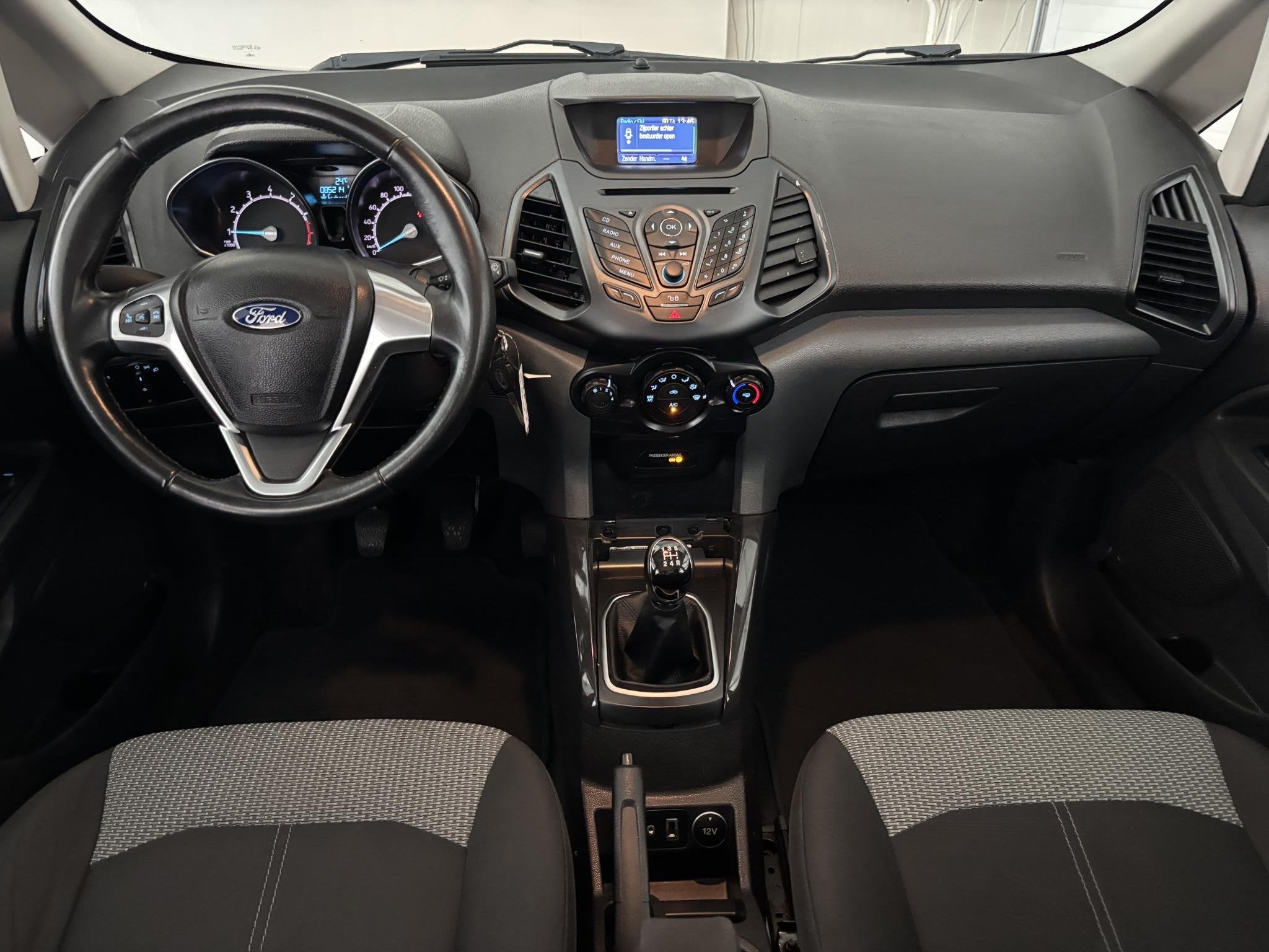 Ford EcoSport 1.0 EcoBoost Trend | TREKHAAK |, Auto's, Voorwielaandrijving, Gebruikt, Euro 6, Wit