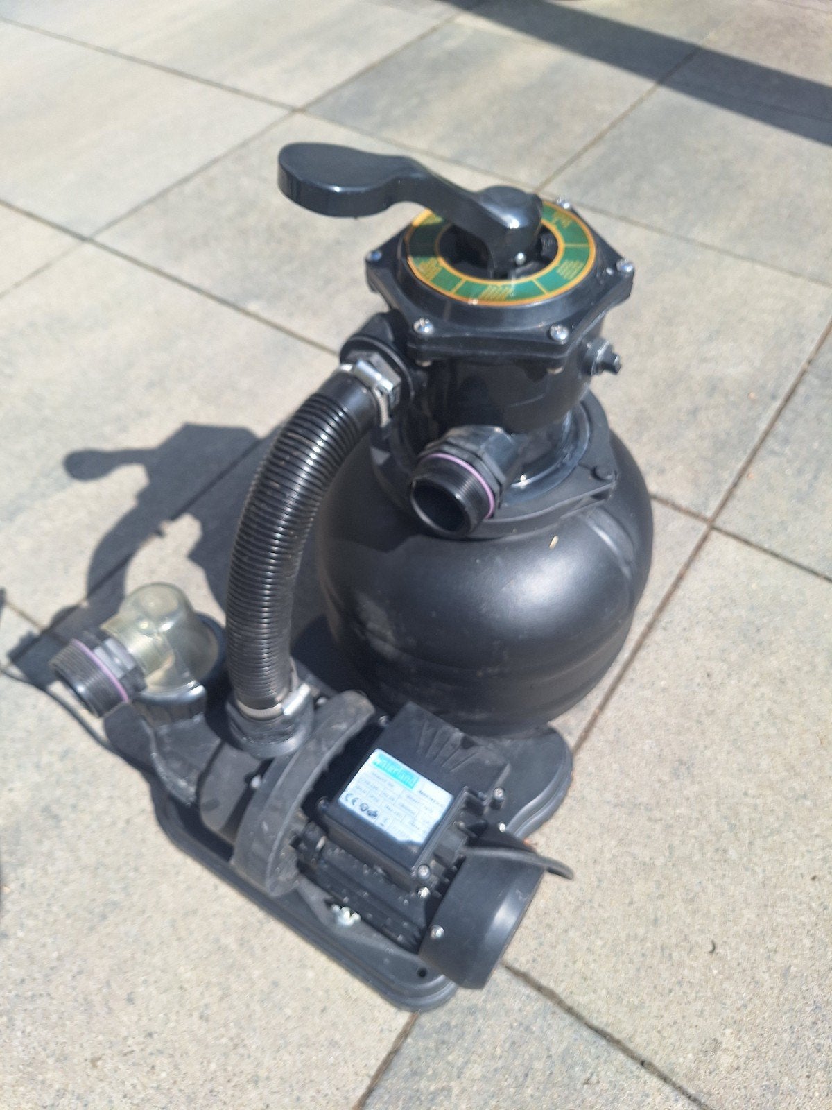 Waterland zwembadpomp met filter - 250W, 7m³/u, Ophalen, Zo goed als nieuw, Zwembadpomp