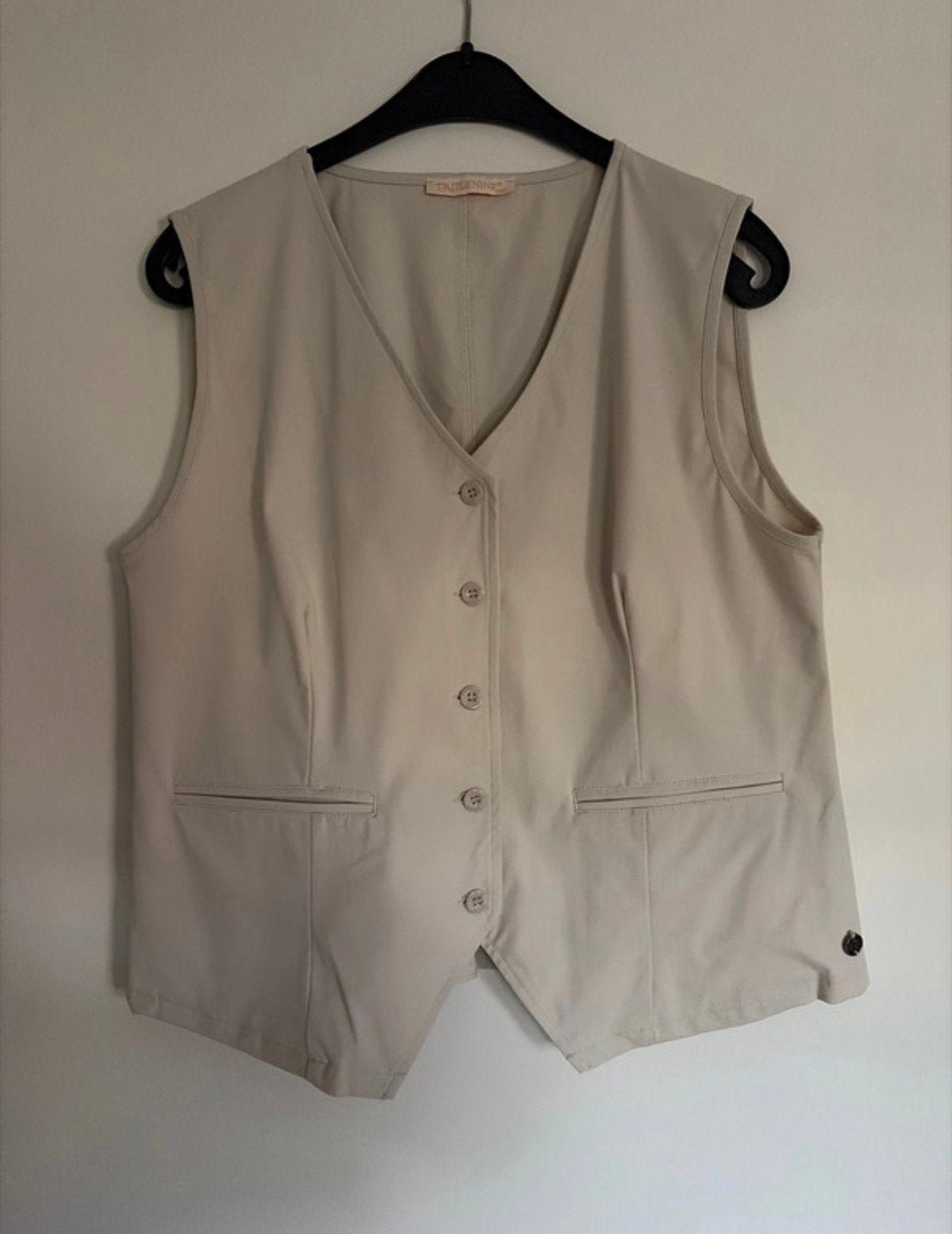 Triple Nine gilet XXL - Beige, Kleding | Dames, Ophalen of Verzenden, Zo goed als nieuw