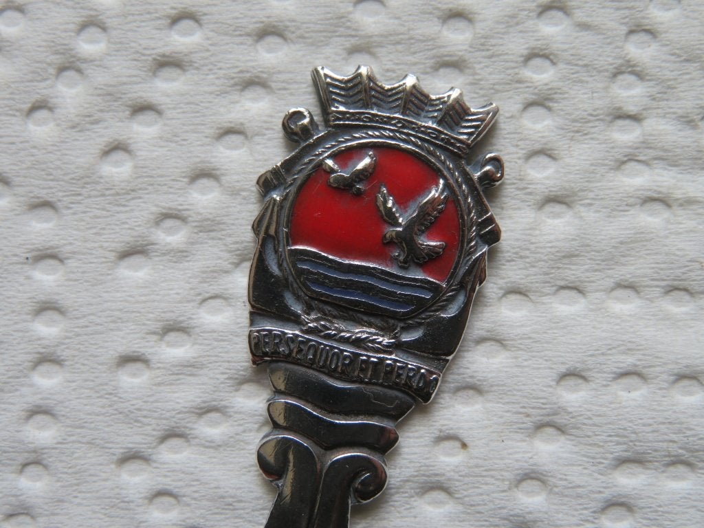 Lepeltje Embleem Vliegtuigsquadron 2 Marine Luchtvaartdienst, Ophalen of Verzenden, Nieuw, Overige materialen, Bestek