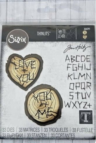 Sizzix - Tim Holtz - Wood Slice, Hobby en Vrije tijd, Ophalen of Verzenden, Nieuw, Frame of Mal, Sizzix
