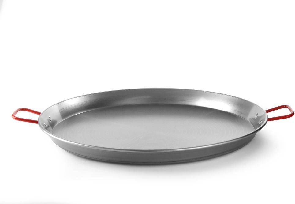 Paellapan (80cm staal) & gasbrander (70cm 3 ringen/branders), Ophalen, Nieuw
