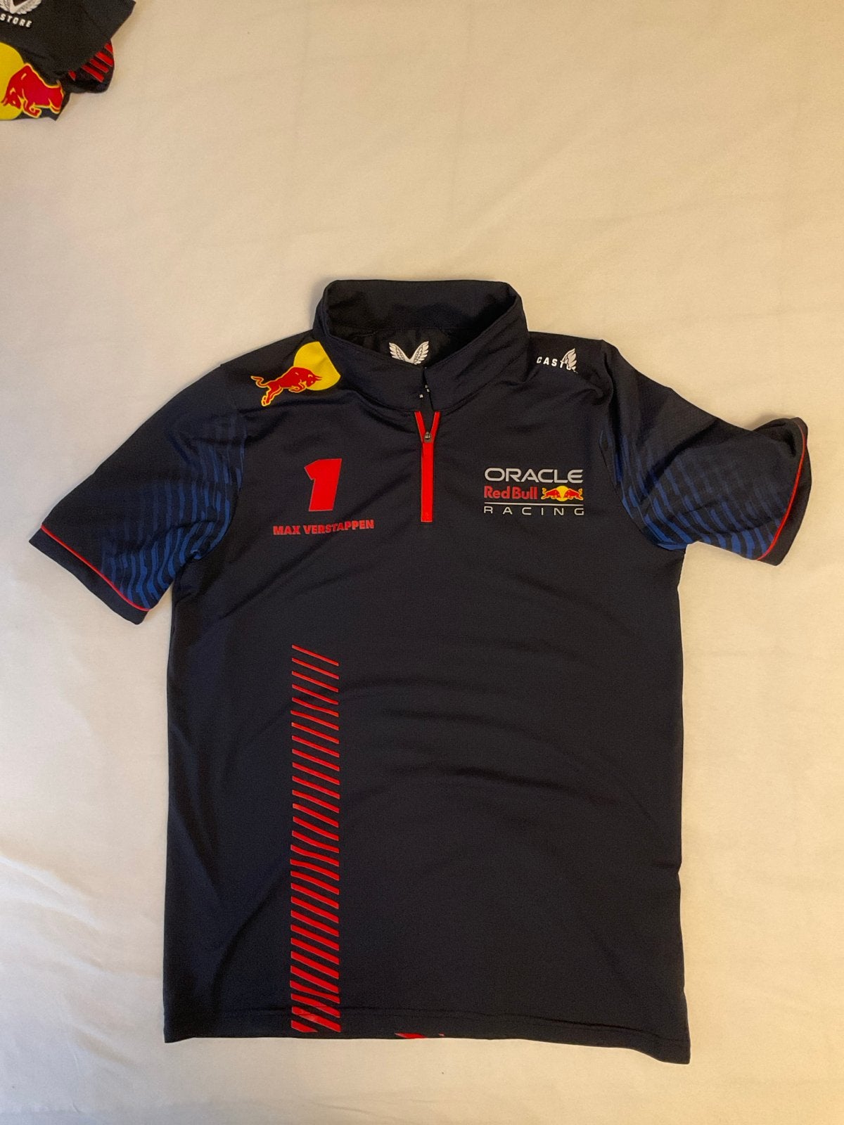 Castore Origineel Max Verstappen Red Bull Racing Shirt 2023, Kinderen en Baby's, Ophalen of Verzenden, Zo goed als nieuw, Jongen