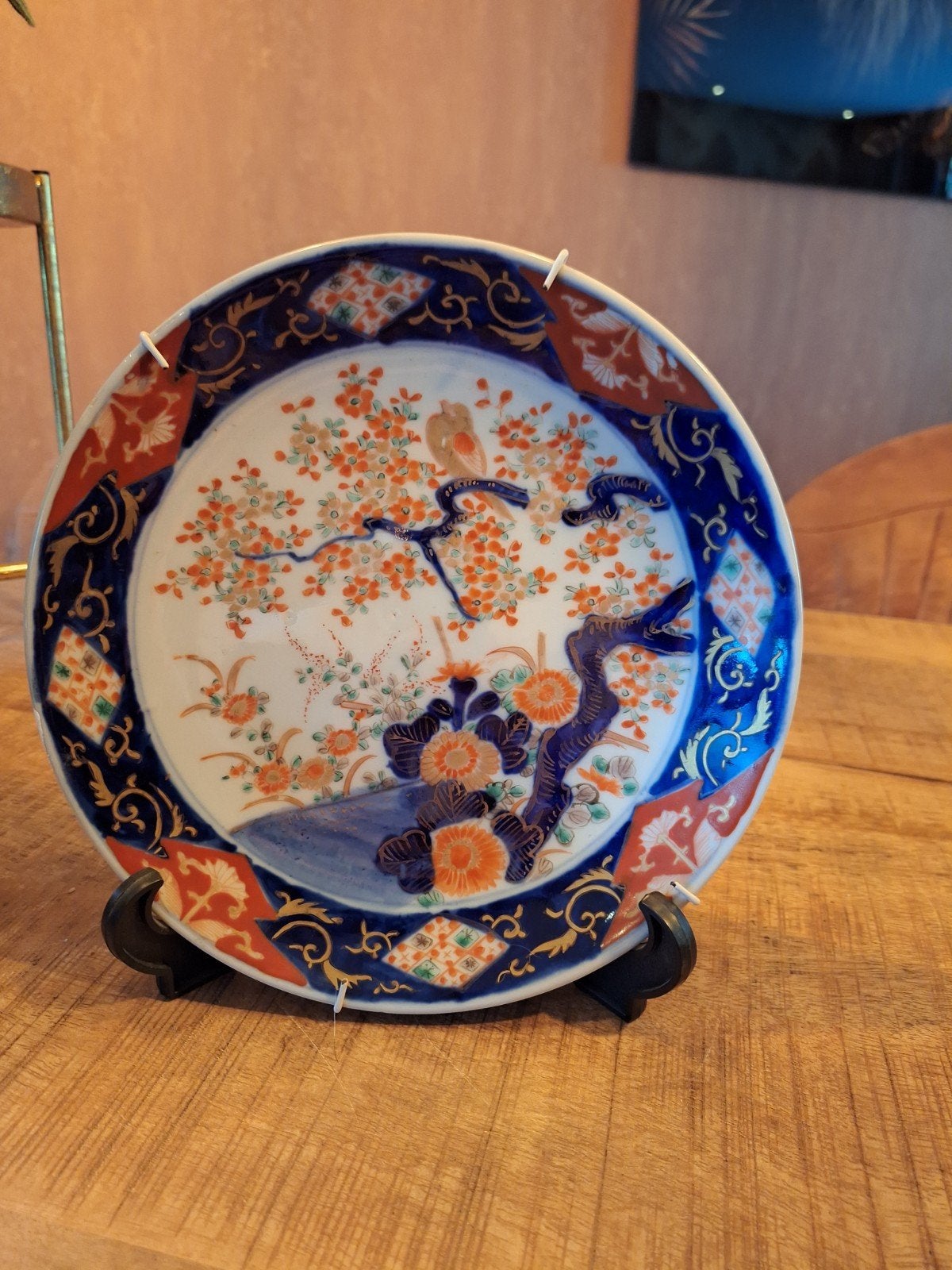 Antiek Japans Imari Porseleinen Bord - 26cm, Ophalen of Verzenden