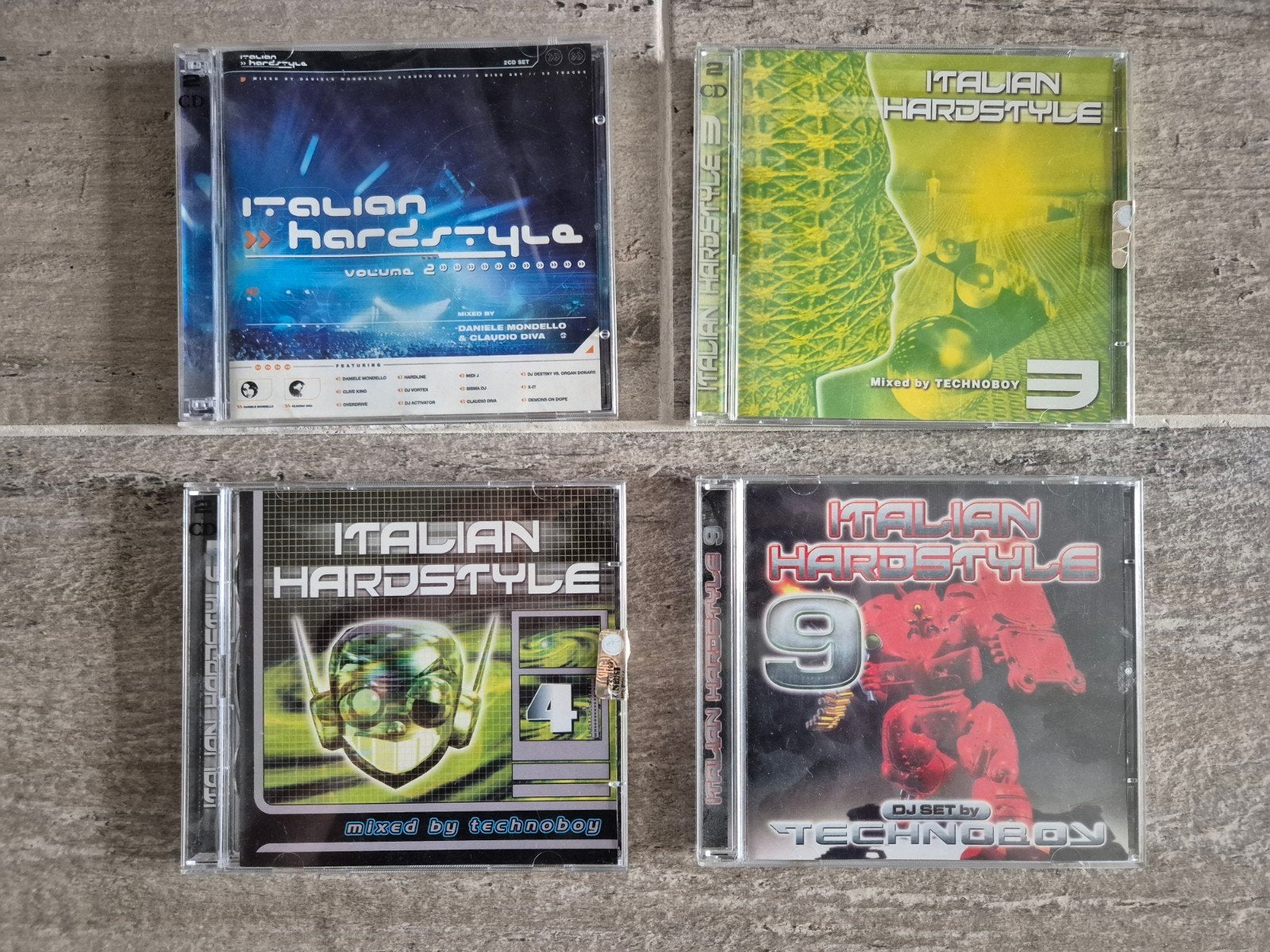 Italian Hardstyle CD's - Deel 2, 3, 4 en 9, Cd's en Dvd's, Cd's | Dance en House, Ophalen of Verzenden, Gebruikt, Trance, Verzamelalbum