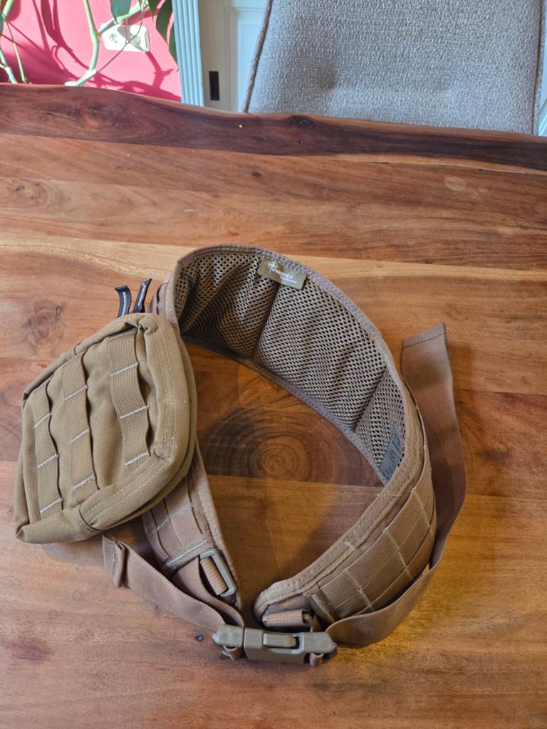 Kl profile riem met tasje, Ophalen of Verzenden, Landmacht, Nederland, Kleding of Schoenen