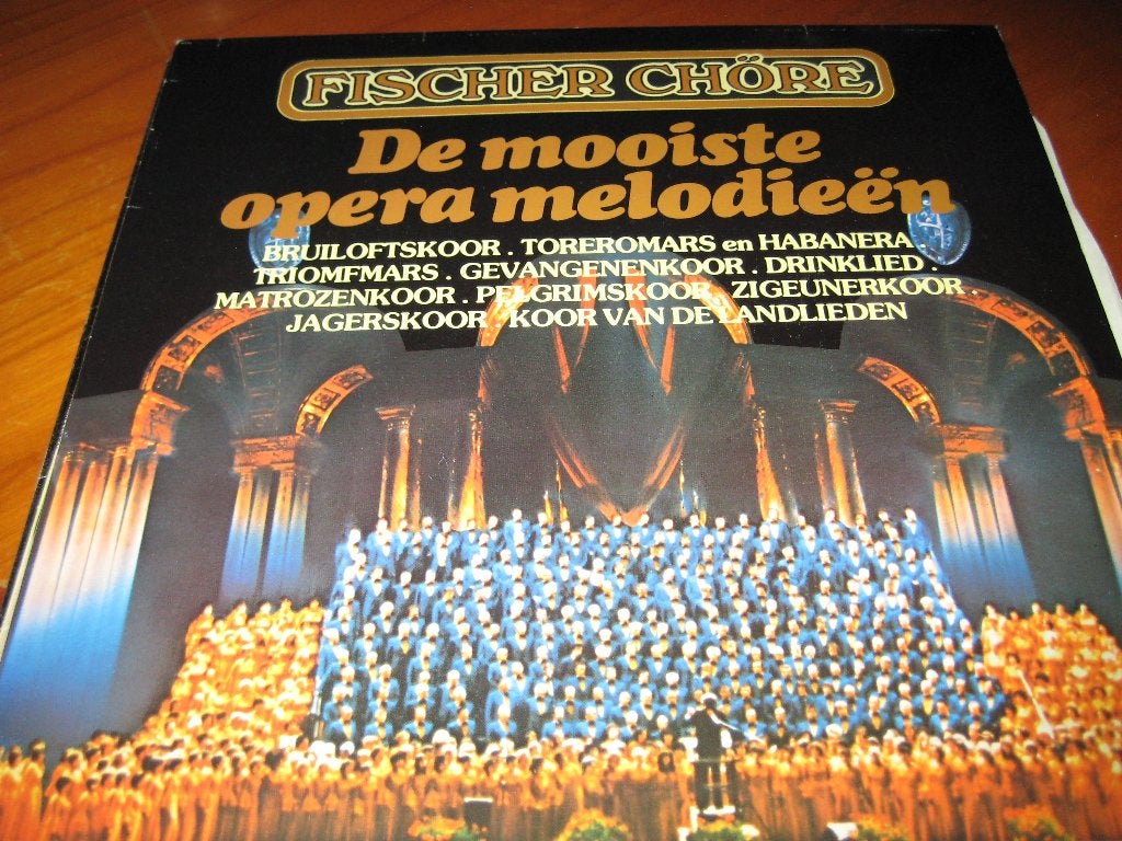 LP, Fischer Chöre: De mooiste Opera-Melodieen, Ophalen of Verzenden, Zo goed als nieuw, LP
