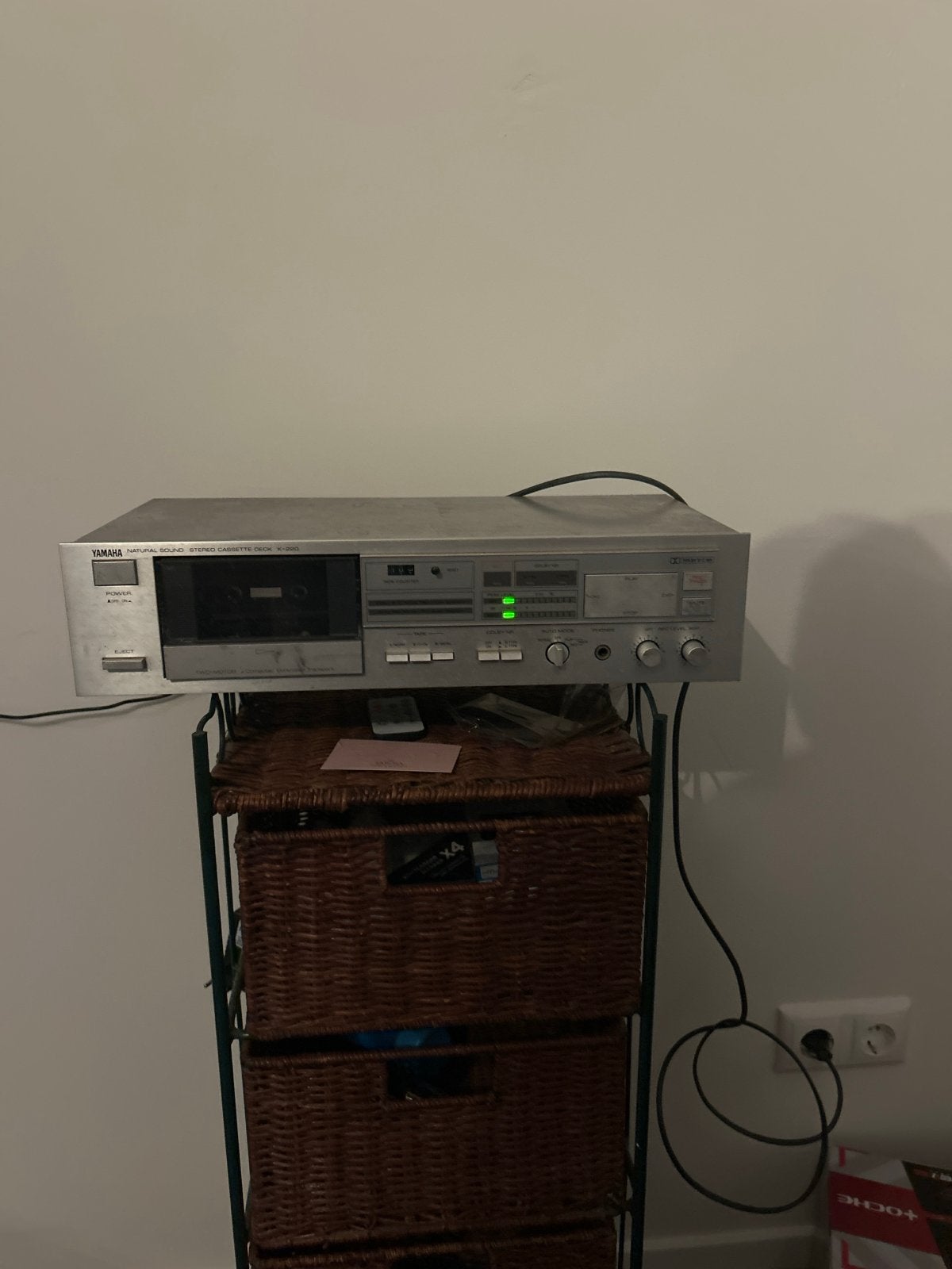 Yamaha Natural Sound Stereo Cassette Deck K-320, Audio, Tv en Foto, Cassettedecks, Ophalen, Enkel, Tiptoetsen