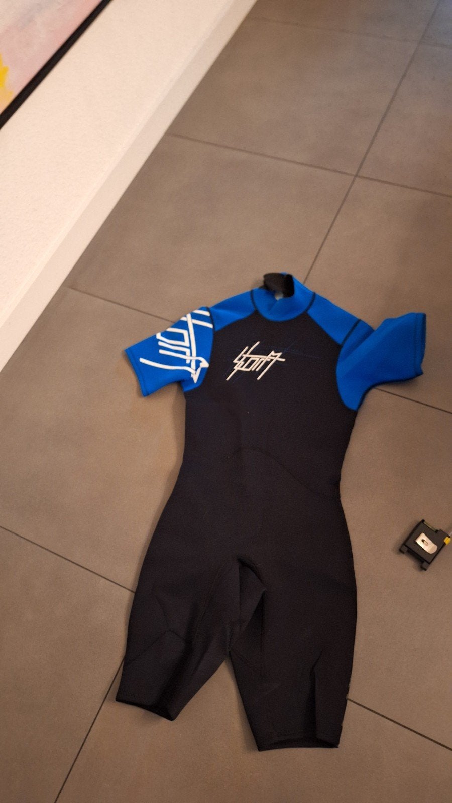 Zomer surfpak storm zwart blauw, Ophalen of Verzenden, Kind, Wetsuit