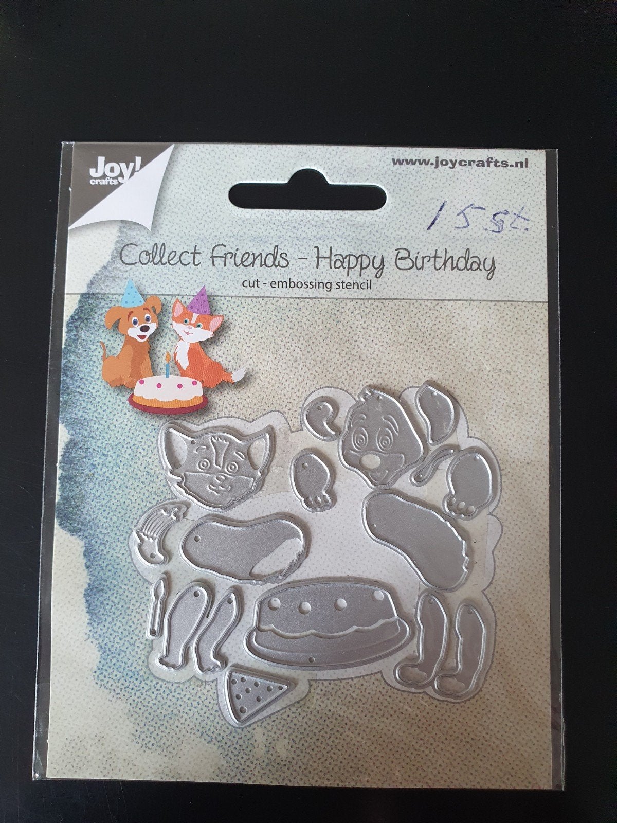 Joy Crafts 6002/1185 Happy Birthday, Ophalen of Verzenden, Zo goed als nieuw, Dieren, Pons of Mal
