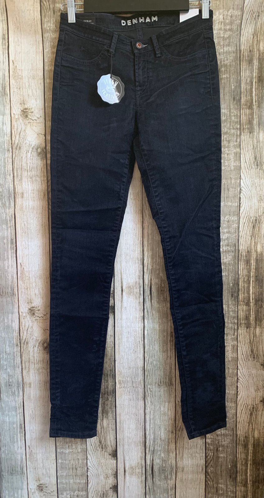 Nieuwe bijzondere Denham Spray Jeans (Maat W27/L32), Verzenden, Nieuw, Blauw, W27 (confectie 34) of kleiner