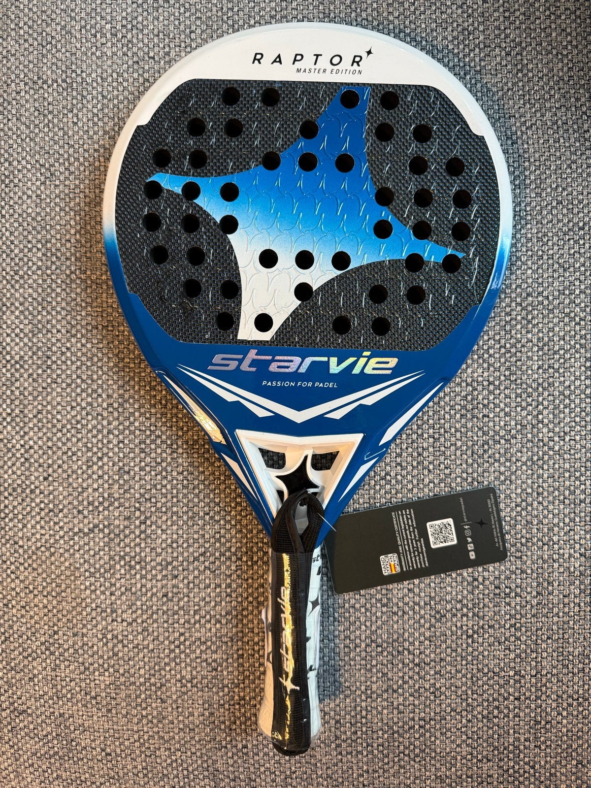 NIEUW! Starvie Raptor Master Edition Padelracket - Nieuw, Sport en Fitness, Ophalen of Verzenden, Nieuw, Padelracket