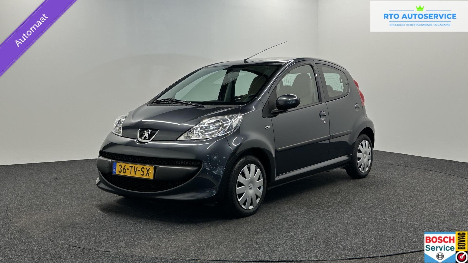 Peugeot 107 1.0-12V XS Urban Move AUTOMAAT AIRCO 5 DEURS 580, Auto's, Stof, Gebruikt, Met garantie (alle), 4 stoelen