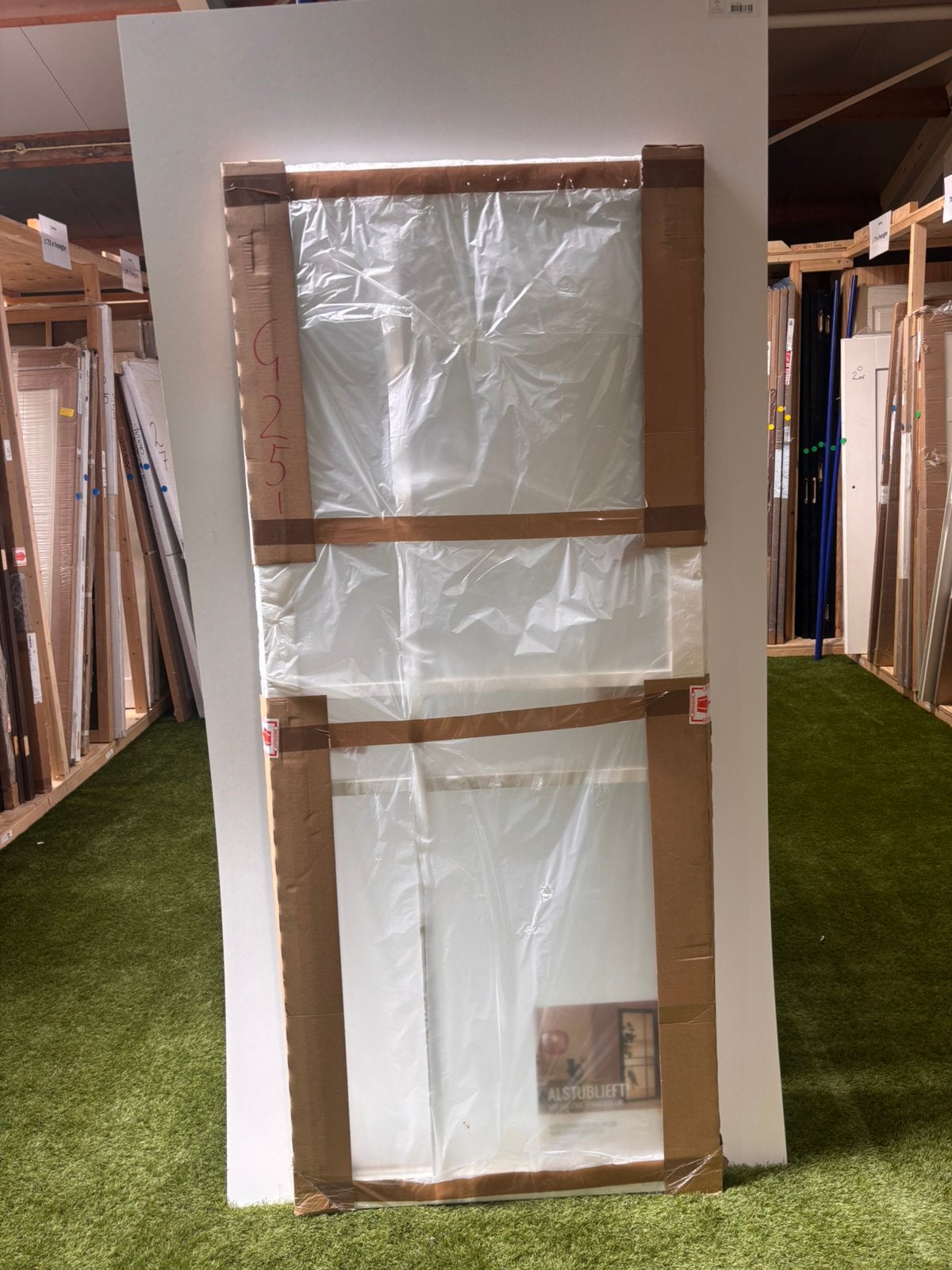 Svedex NDB905 opdek binnendeur met glas 88 x 211,5 cm links, 80 tot 100 cm, Binnendeur, Ophalen of Verzenden, 200 tot 215 cm