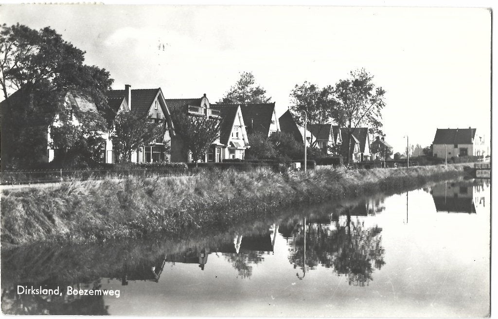 Dirksland, Boezemweg, Verzenden, 1960 tot 1980, Gelopen, Zuid-Holland
