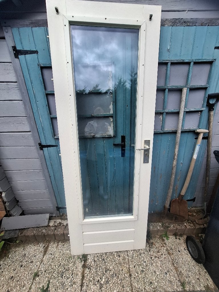 Buitendeur te Koop, Doe-het-zelf en Verbouw, Ophalen, Minder dan 80 cm, Minder dan 200 cm, Glas