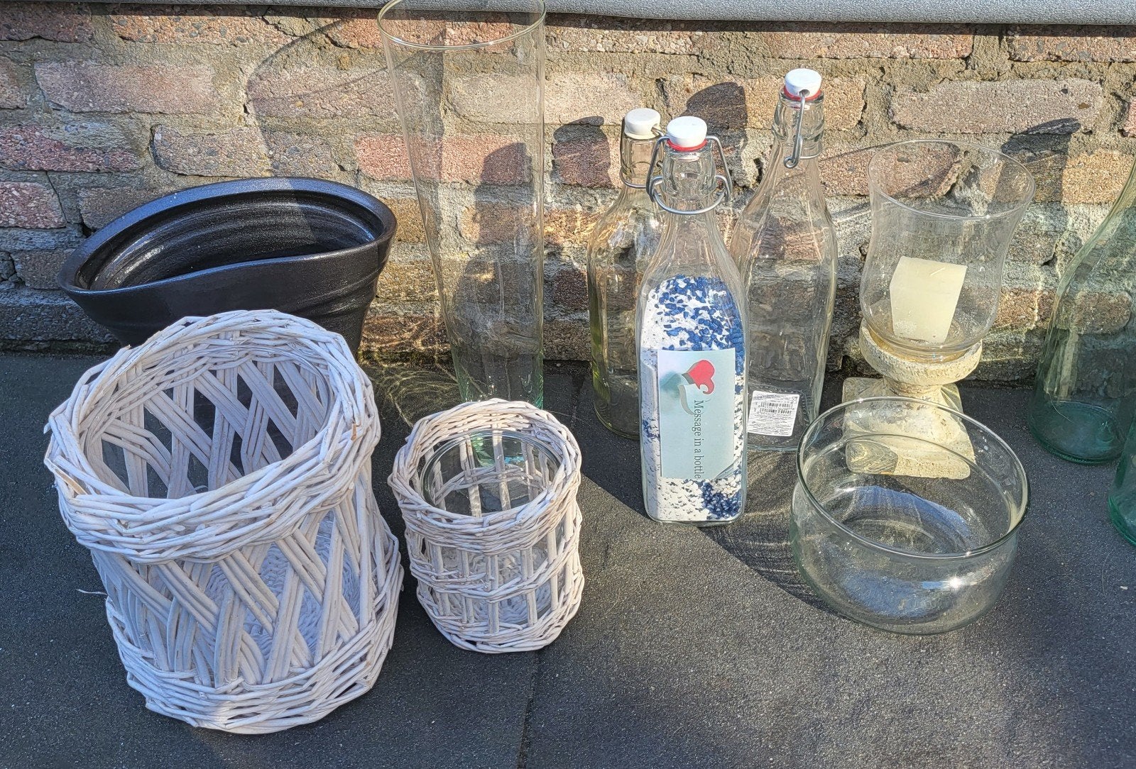 Partij potten en vazen, 30 stuks, Ophalen, Rond, Aardewerk, Minder dan 40 cm