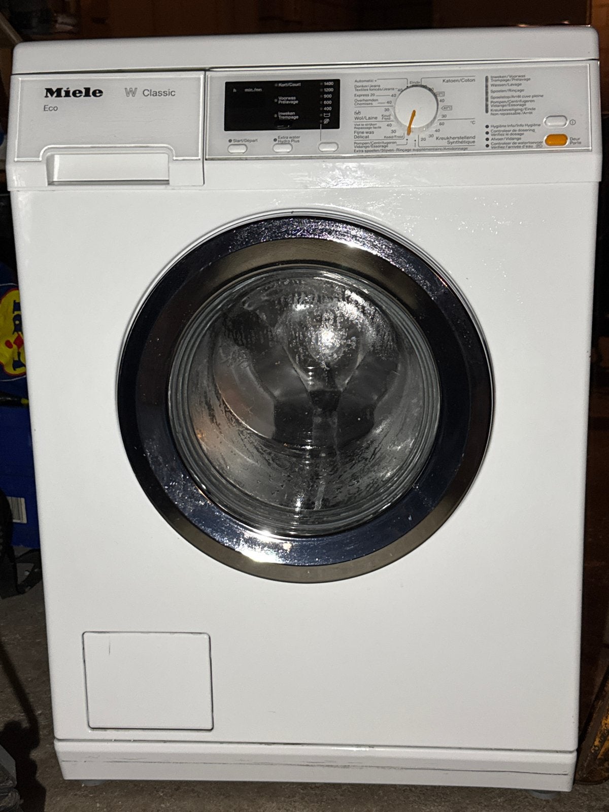 Miele W Classic Eco Wasmachine - Nette Moeke!, Ophalen, Gebruikt, Voorlader, 85 tot 90 cm