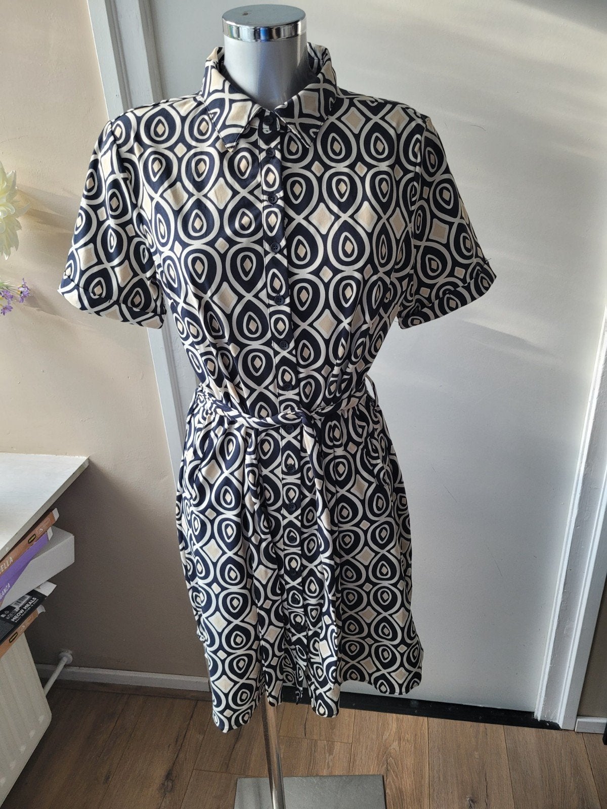 Leuke Mi Piace travelstof jurk maat M, Kleding | Dames, Maat 38/40 (M), Mi Piace, Nieuw, Ophalen of Verzenden