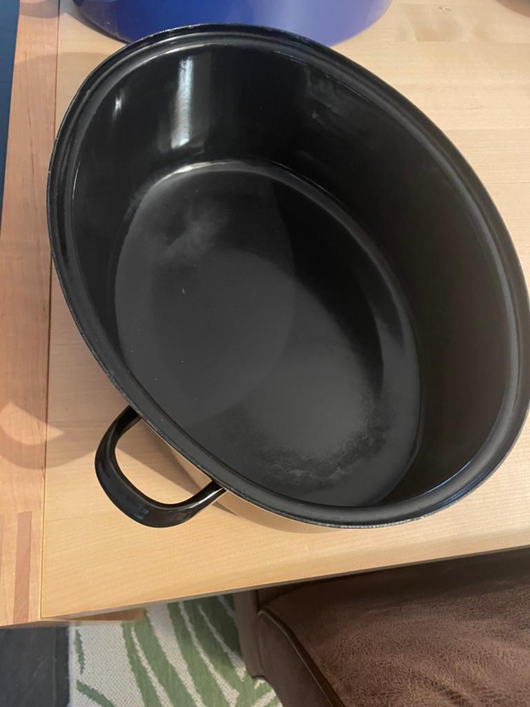 Grote gietijzeren braadpan, Ophalen, Zo goed als nieuw, Gietijzer, Koekenpan of Braadpan