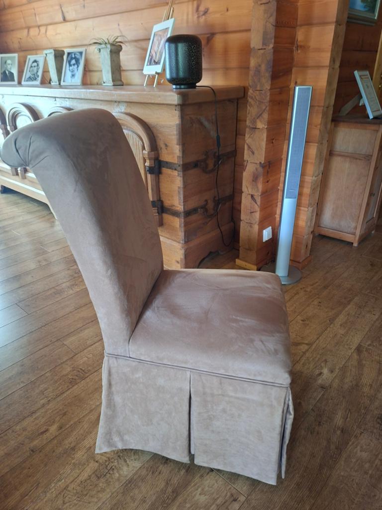 6 Eetkamerstoelen, Huis en Inrichting, Fauteuils, Ophalen, Gebruikt, Minder dan 75 cm, 50 tot 75 cm