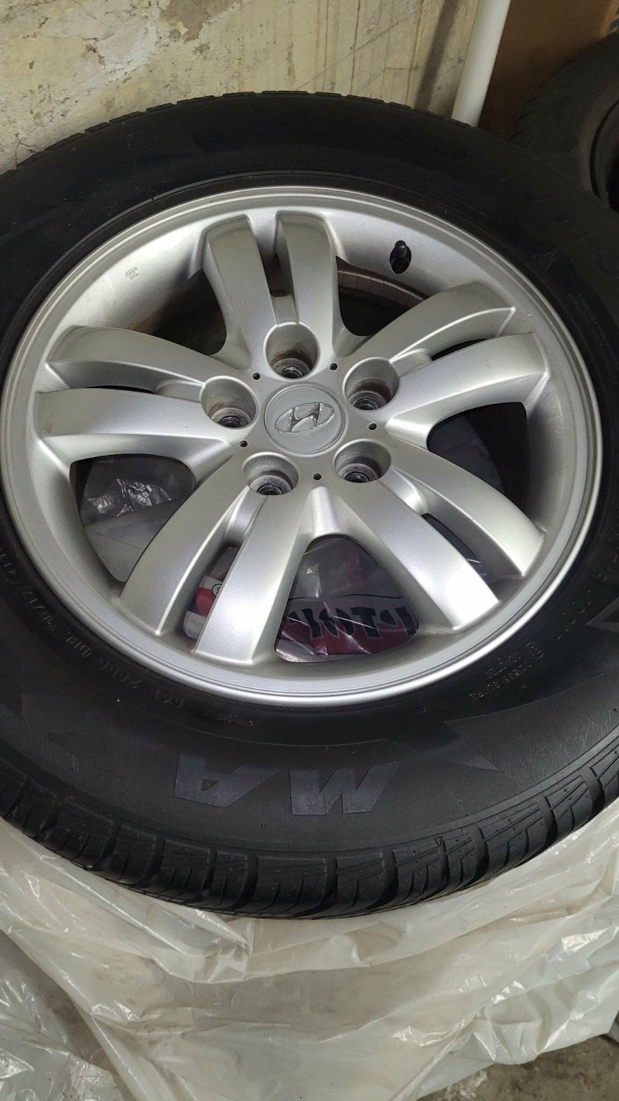 Setje  Lichtmetalen velgen voor hyundai tucson of kia sporta, Ophalen