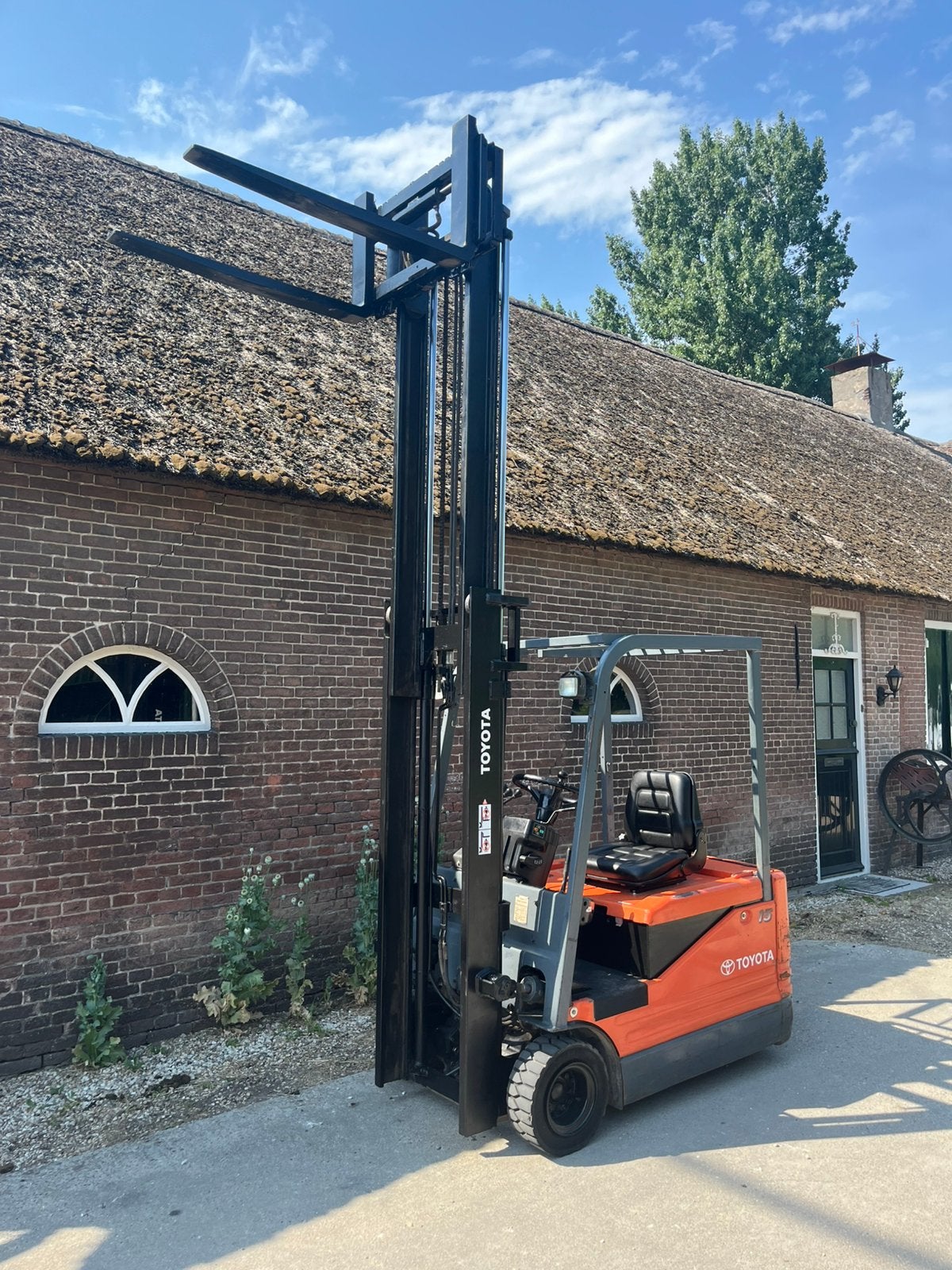 Toyota fb 15 duplo sideshift 1500kg goede accu nette staat✅, 1000 tot 2000 kg, Ophalen of Verzenden, Elektrisch, Heftruck