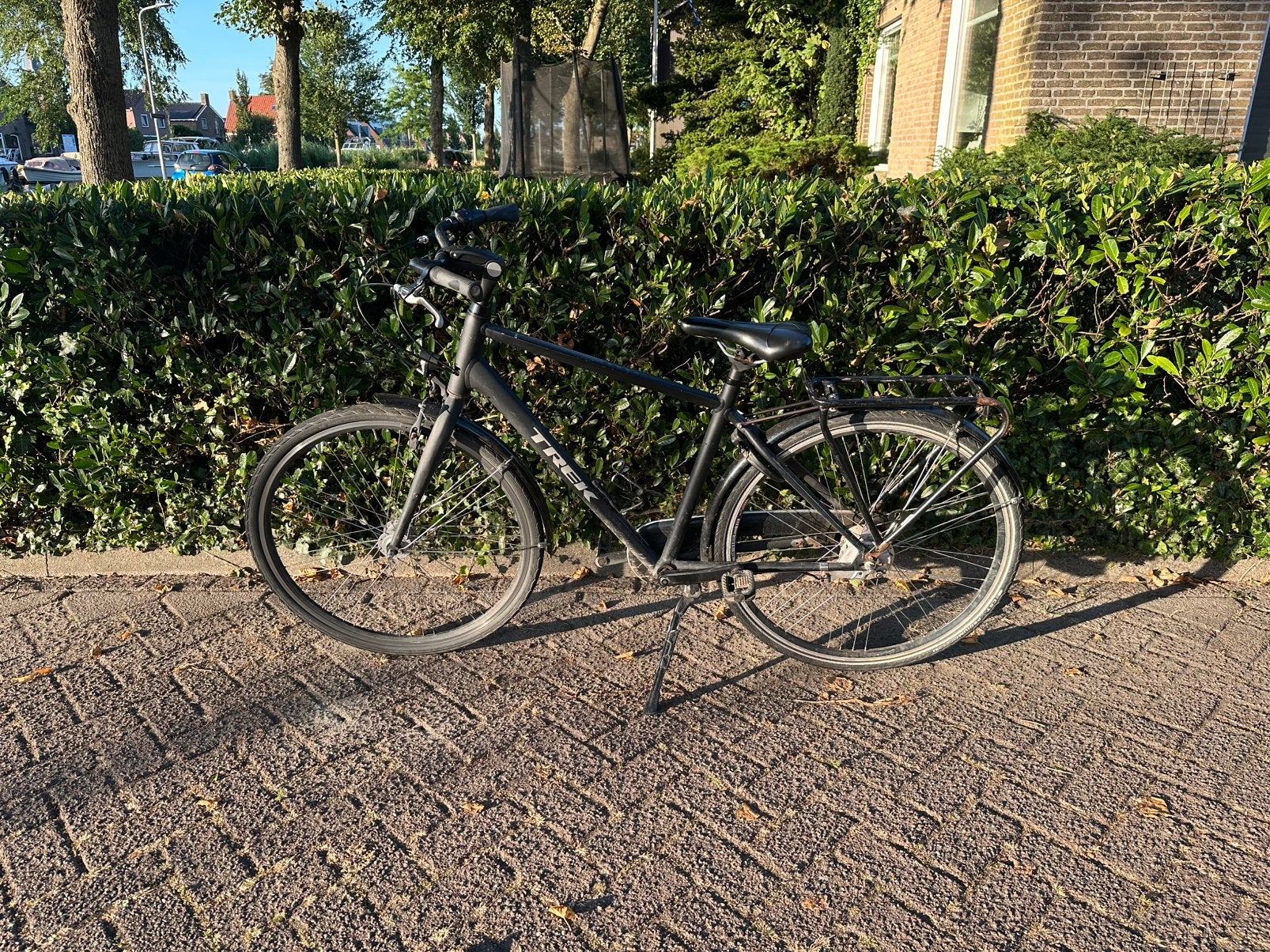 Trek fiets met versnellingsproblemen en versleten banden, Ophalen, Gebruikt, Overige merken, Versnellingen
