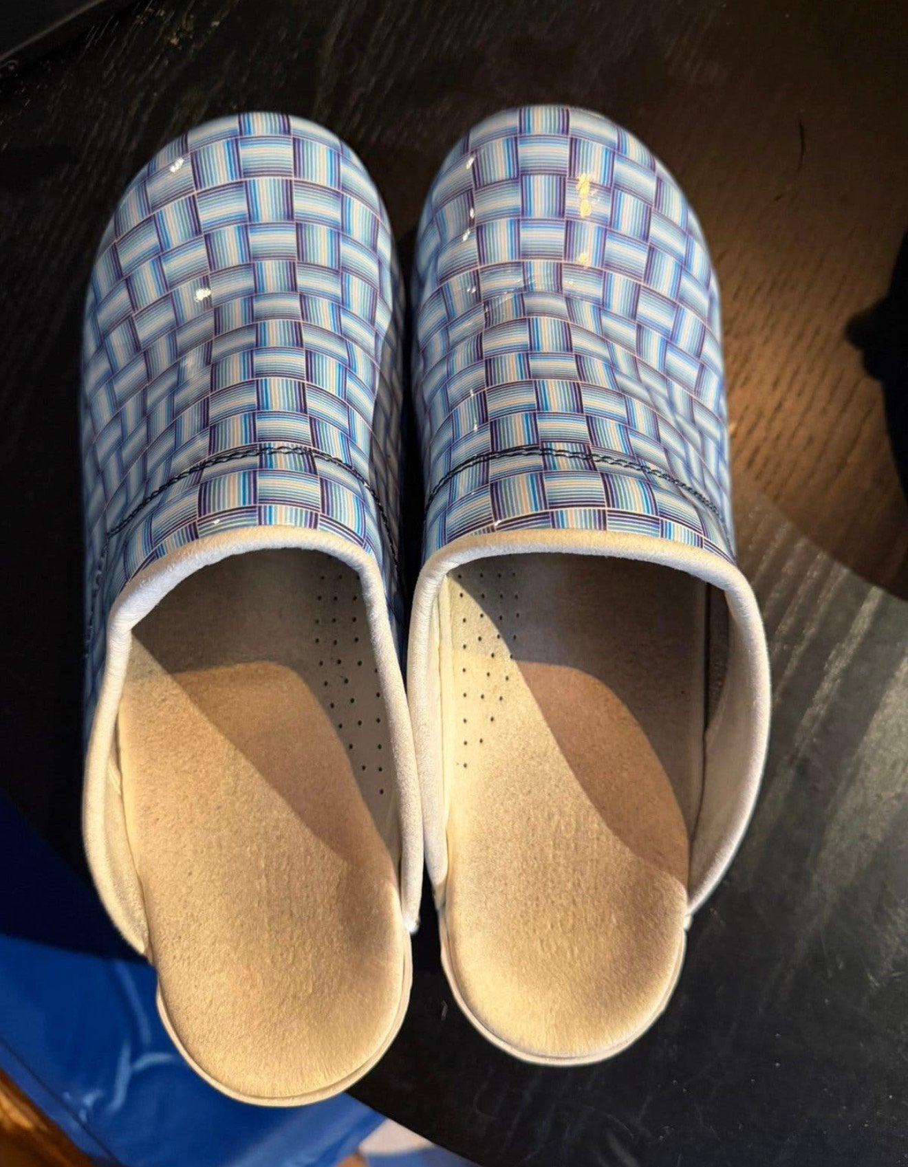 Sanita klompen, Blauw, Ophalen of Verzenden, Zo goed als nieuw, Werkschoenen