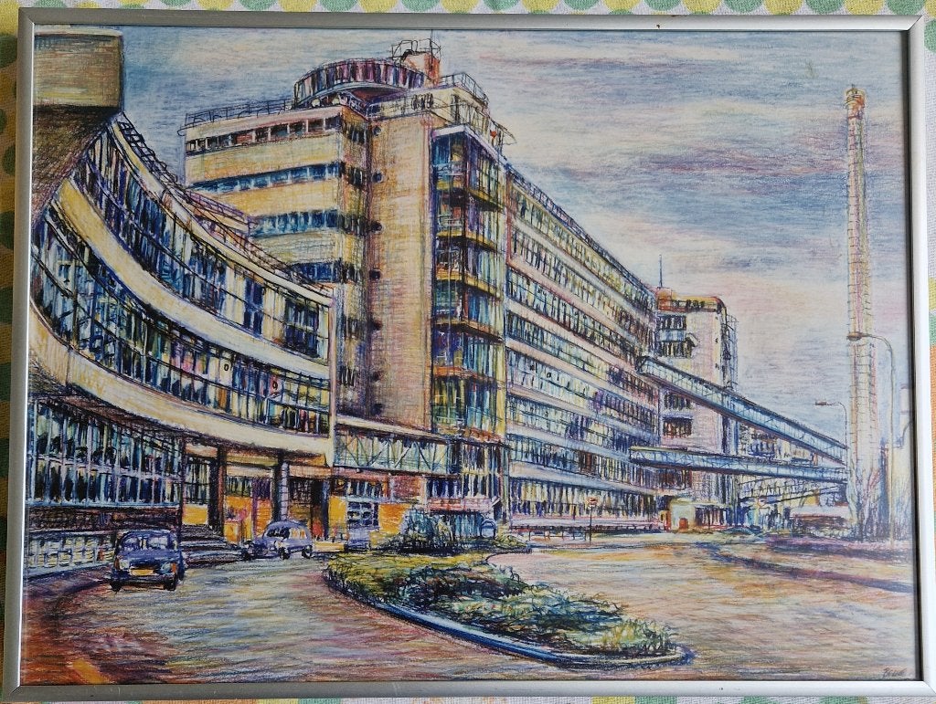van Nelle Gebouw - Rotterdam, Antiek en Kunst, Ophalen of Verzenden